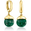 image:imageRossSimons 825 ct tw Emerald Jewelry Set Drop Earrings and Necklace in 18kt Gold Over Sterling 18 inches