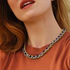 image:imageRossSimons 9500 ct tw Sapphire and 575 ct tw White Topaz Necklace in 18kt Gold Over SterlingSapphire