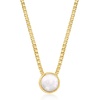 image:imageRossSimons BezelSet Birthstone Necklace in 18kt Gold Over Sterling01 Inches
