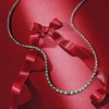 image:imageRossSimons Gemstone and 150 ct tw Diamond Tennis Necklace in Sterling Silvergreen