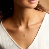 image:imageRossSimons Pure Collection 022 Carat Emerald Pendant Necklace in 14kt Yellow Gold 20 inches