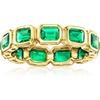 image:imagePure Collection by RossSimons 170 ct tw LabGrown Emerald Eternity Band in 18kt Gold Over SterlingCreated Emerald