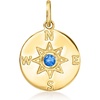 image:imagePure Collection by RossSimons Sapphire Compass Charm in 14kt Yellow Gold
