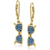 image:imageRossSimons 040 ct tw Sapphire Sunglasses Drop Earrings in 18kt Gold Over Sterling
