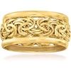 image:imageRossSimons 10kt Yellow Gold Byzantine Bordered RingNo Gemstone