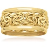 image:imageRossSimons 14kt Yellow Gold Bordered Byzantine RingNo Gemstone