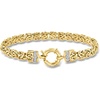 image:imageRossSimons 14kt Yellow Gold Byzantine Bracelet With DiamondsDiamond
