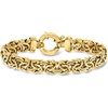 image:imageRossSimons 18kt Gold Over Sterling Medium Byzantine Braceletno gemstone