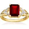 image:imageRossSimons 220 Carat Garnet Ring With Diamonds in 14kt Yellow GoldGarnet