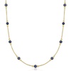 image:imageRossSimons 310 ct tw Sapphire Station Necklace in 18kt Gold Over SterlingSapphire