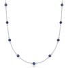 image:imageRossSimons 310 ct tw Sapphire Station Necklace in Sterling SilverSapphire