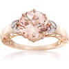 image:imageRossSimons 340 Carat Morganite Ring With Diamonds in 14kt 2Tone GoldMorganite