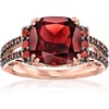 image:imageRossSimons 400 Carat Garnet and 31 ct tw Red Diamond Ring in 14kt Rose GoldGarnet