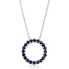 image:imageRossSimons Gemstone Circle of Eternity Necklace in Sterling SilverSapphire