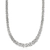 image:imageRossSimons Italian Sterling Silver Graduated Byzantine NecklaceNo Gemstone