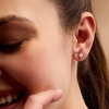 image:imagePure Collection by RossSimons 015 ct tw Diamond Star Earrings in Sterling Silver