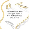 image:imagePure Collection by RossSimons 020 ct tw Diamond Bar Bracelet in 14kt Yellow GoldDiamond