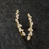 image:imagePure Collection by RossSimons 020 ct tw Diamond Leaves Ear Climbers in 14kt Yellow Gold