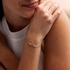 image:imagePure Collection by RossSimons 020 ct tw Diamond Paper Clip Link Bracelet in 14kt Yellow GoldDiamond