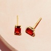 image:imagePure Collection by RossSimons 120 ct tw Garnet Stud Earrings in 14kt Yellow Gold