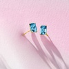 image:imagePure Collection by RossSimons 120 ct tw London Blue Topaz Stud Earrings in 14kt Yellow Gold