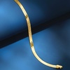 image:imagePure Collection by RossSimons 3mm 14kt Yellow Gold Herringbone Braceletno gemstone