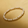 image:imagePure Collection by RossSimons 45mm Cultured Pearl and 14kt Yellow Gold Bead Stretch Bracelet70 Inches