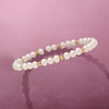 image:imagePure Collection by RossSimons 45mm Cultured Pearl and 14kt Yellow Gold Bead Stretch Bracelet70 Inches