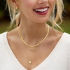 image:imagePure Collection by RossSimons Baguette DiamondAccented Huggie Hoop Earrings in 14kt Yellow Gold