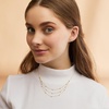 image:imagePure Collection by RossSimons Baguette DiamondAccented Huggie Hoop Earrings in 14kt Yellow Gold