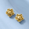 image:imagePure Collection by RossSimons Italian 14kt Yellow Gold Rose Earrings