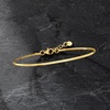 image:imagePure Collection by RossSimons Italian 16mm 18kt Gold Over Sterling Herringbone Braceletno gemstone