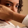 image:imagePure Collection by RossSimons Italian 16mm 18kt Gold Over Sterling Mini Paper Clip Link Braceletno gemstone