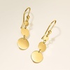 image:imagePure Collection by RossSimons Italian 18kt Gold Over Sterling Graduated Disc Drop Earrings