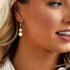 image:imagePure Collection by RossSimons Italian 18kt Gold Over Sterling Graduated Disc Drop Earrings
