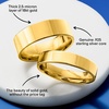 image:imagePure Collection by RossSimons Italian 18kt Gold Vermeil Disc Station Anklet 9 inches