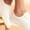 image:imagePure Collection by RossSimons Italian 18kt Gold Vermeil Disc Station Anklet 9 inches