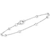 image:imagePure Collection by RossSimons Sterling Silver Jewelry Set CurbLink Paper Clip Link and BeadChain Braceletsno gemstone