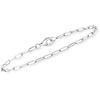 image:imagePure Collection by RossSimons Sterling Silver Jewelry Set CurbLink Paper Clip Link and BeadChain Braceletsno gemstone