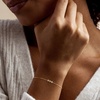 image:imageRossSimons 010 ct tw BezelSet Diamond Bracelet in 10kt Yellow GoldDiamond