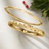 image:imageRossSimons 10kt Yellow Gold BasketweavePattern Bangle Braceletno gemstone