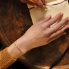 image:imageRossSimons 10kt Yellow Gold CurbLink Bar Braceletno gemstone
