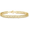image:imageRossSimons 10kt Yellow Gold CurbLink Braceletno gemstone