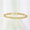 image:imageRossSimons 10kt Yellow Gold CurvedLink Braceletno gemstone