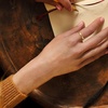 image:imageRossSimons 10kt Yellow Gold DiamondCut RingNo Gemstone