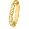 image:imageRossSimons 10kt Yellow Gold DiamondCut RingNo Gemstone