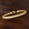 image:imageRossSimons 10kt Yellow Gold Flat WheatChain Braceletno gemstone