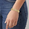 image:imageRossSimons 10kt Yellow Gold InterlockingLink Braceletno gemstone