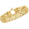 image:imageRossSimons 10kt Yellow Gold InterlockingLink Braceletno gemstone