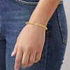 image:imageRossSimons 10kt Yellow Gold OvalLink Braceletno gemstone